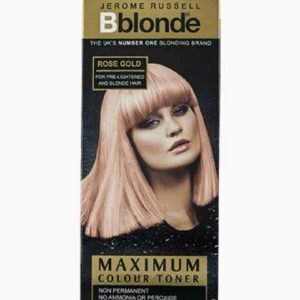 JEROME RUSSELL ROSE GOLD MAXIMUM COLOUR TONER FOR PRE-LIGHTENED&BLONDE HAIR(75ml) 2.64 fl oz