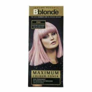JEROME RUSSELL PINK MAXIMUM COLOUR TONER FOR PRE-LIGHTENED&BLONDE HAIR(75ml) 2.64 fl oz