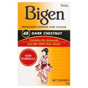 Bigen PERMANENT POWDER HAIR COLOUR 48 DARK CHESTNUT