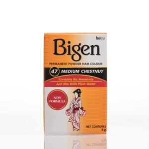 Bigen PERMANENT POWDER HAIR COLOUR 47 MEDIUM CHESTNUT(6g)