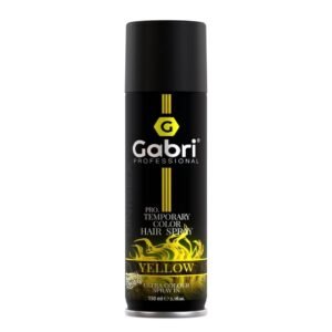 Gabri PROFESSIONAL PRO TEMPORARY YELLOW COLOUR HAIR SPRAY(150ml) 5.1 fl oz