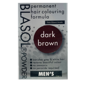 BLASOL Permanent Hair Colouring Formula Dark Brown For MEN’S(5gms)