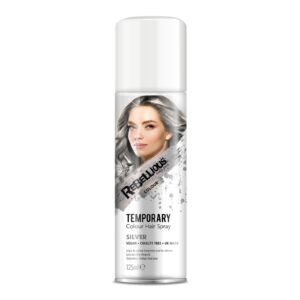 REBELLIOUS TEMPORARY SILVER Colour Hair Spray (125ml) 4.6 fl oz
