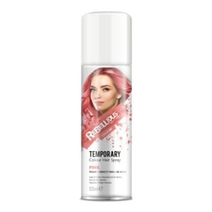 REBELLIOUS TEMPORARY PINK Colour Hair Spray (125ml) 4.6 fl oz