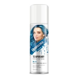 REBELLIOUS TEMPORARY BLUE Colour Hair Spray (125ml) 4.6 fl oz
