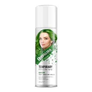 REBELLIOUS TEMPORARY GREEN Colour Hair Spray (125ml) 4.6 fl oz