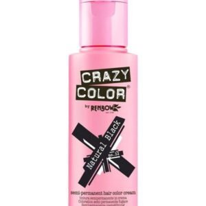 RENBOW CRAZY COLOR Natural Black no.32 Semi-Permanent hair color cream(100ml) 3.38 fl oz