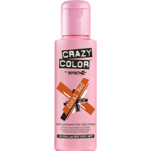 RENBOW CRAZY COLOR Coral Red no.57 Semi-Permanent hair color cream(100ml) 3.38 fl oz