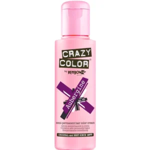 RENBOW CRAZY COLOR Aubergine no.50 Semi-Permanent hair color cream(100ml) 3.38 fl oz