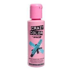 RENBOW CRAZY COLOR Bubblegum Blue Semi-Permanent hair color cream(100ml) 3.38 fl oz