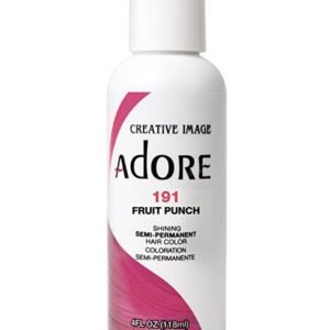 Adore FRUIT PUNCH 191 SEMI-PERMANENT HAIR COLOR(118ml) 4 fl oz