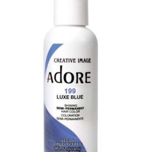 Adore LUXE BLUE 199 SEMI-PERMANENT HAIR COLOR(118ml) 4 fl oz