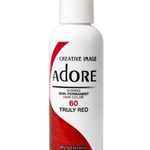 Adore TRULY RED 60 SEMI-PERMANENT HAIR COLOR(118ml) 4 fl oz