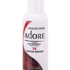 Adore COPPER BROWN 76 SEMI-PERMANENT HAIR COLOR(118ml) 4 fl oz