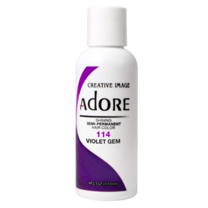 Adore VIOLET GEM 114 SEMI-PERMANENT HAIR COLOR(118ml) 4 fl oz