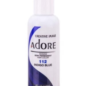 Adore INDIGO BLUE 112 SEMI-PERMANENT HAIR COLOR(118ml) 4 fl oz