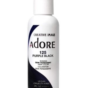 Adore PURPLE BLACK 125 SEMI-PERMANENT HAIR COLOR(118ml) 4 fl oz