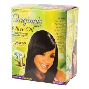 Olive Oil CONDITIONING RELAXER SYSTEM REGULAR / NORMAL 2 Complete Kits