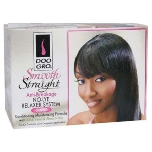 DOO GRO Smooth & Straight Anti-Breakage NO-LYE RELAXER SYSTEM SUPER 1 Complete Application