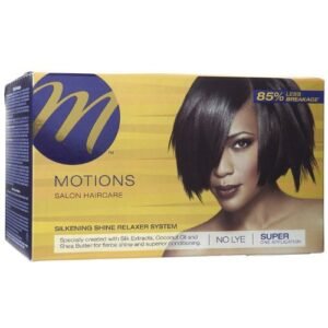 MOTIONS SALON HAIRCARE SILKENING SHINE RELAXER SYSTEM SUPER 1 Application