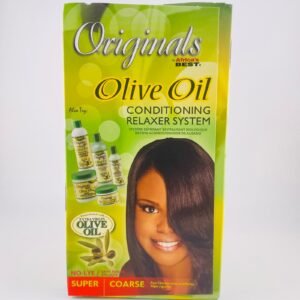 Olive Oil CONDITIONING RELAXER SYSTEM SUPER / COARSE 1 Complete Application