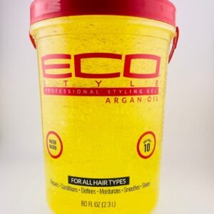 ECO STYLE PROFESSIONAL STYLING GEL ARGAN OIL FOR ALL HAIR TYPES(2.3L) 80 FL OZ