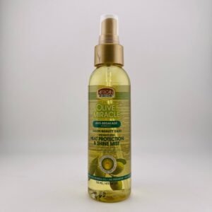 African Pride Olive Miracle Heat Protection & Shine Mist Anti-Frizz Spray - 4oz