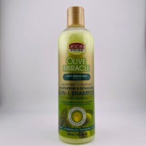 African Pride Olive Miracle 2-in-1 Shampoo & Conditioner Moisturizing Care - 12oz