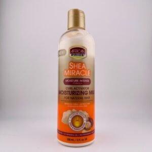 African Pride Shea Butter Miracle Silky Hair Moisturizer Hydrate & Smooth Hair -12oz