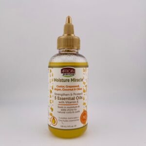 African Pride Moisture Miracle 5 Essential Hair Oils Shine, Growth & Protection - 4oz