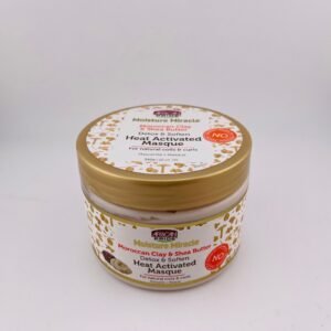 African Pride Moisture Miracle Heat-Activated Hair Masque Deep Conditioning - 12oz