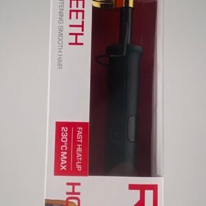 RED CURVED TEETH HOT STYLER PRESSING COMB HCO6G