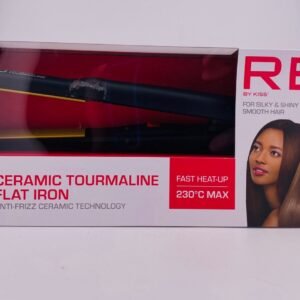 RED BY KISS 1/2 CERAMIC TOURMALINE FLAT IRON F1050UG