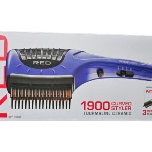 RED BY KISS 1900 CURVED STYLER TOURMALINE CERAMIC BD02DG