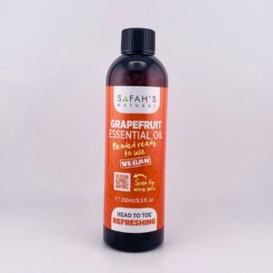SAFAH’S NATURAL GRAPEFRUIT ESSENTIAL OIL VEGAN(250ml) 8.5 fl oz