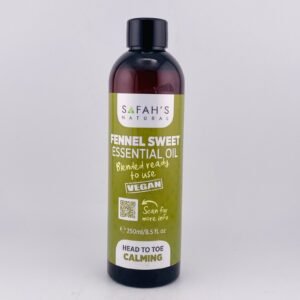 SAFAH’S NATURAL FENNEL SWEET ESSENTIAL OIL VEGAN(250ml) 8.5 fl oz