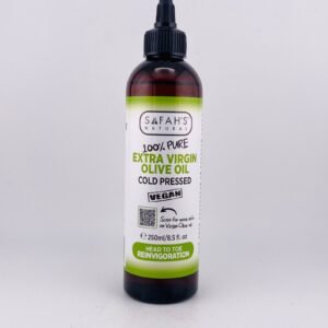 SAFAH’S NATURAL 100% PURE EXTRA VIRGIN OLIVE OIL COLD PRESSED VEGAN(250ml) 8.5 fl oz