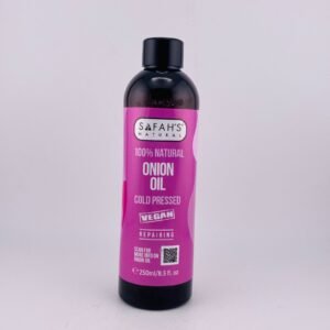 SAFAH’S NATURAL 100% NATURAL ONION OIL COLD PRESSED VEGAN(250ml) 8.5 fl oz