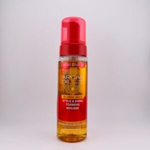 Argan Oil from Morocco Foaming Hair Mousse – Style, Shine & Frizz Control