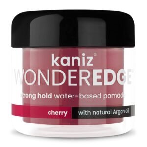 Kaniz WONEREDGE strong hold Water-based pomade cherry with natural Argan oil(120ml) 4 fl o
