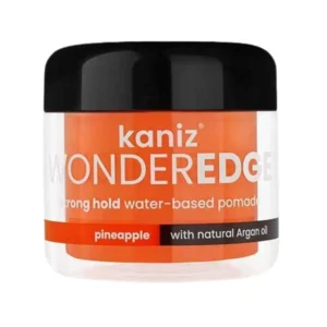 Kaniz WONDEREDGE strong hold water-based pomade pineapple with natural Argan oil(120ml) 4 fl oz
