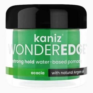 Kaniz WONDEREDGE strong hold water-based pomade acacia with natural Argan oil(120ml) 4 fl oz