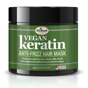 Difeel VEGAN Keratin ANTI-FRIZZ HAIR MASK (340g) 12 oz