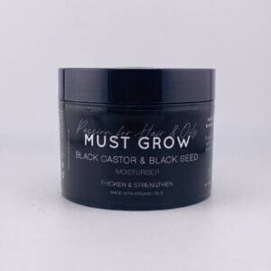 MUST GROW BLACK CASTOR & BLACK SEED MOISTURISER(340ml) 9.4 fl oz