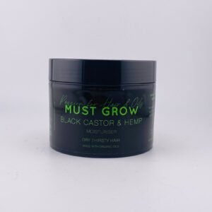 MUST GROW BLACK CASTOR & HEMP MOISTURISER(340ml) 9.8 fl oz