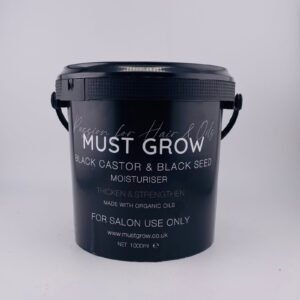 MUST GROW BLACK CASTOR & BLACK SEED MOISTURISER(1L) 28.8 fl oz