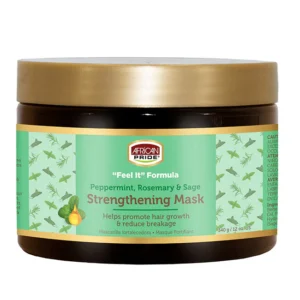 AFRICAN PRIDE Peppermint,Rosemary & Sage Strengthening Mask(340g) 12 oz