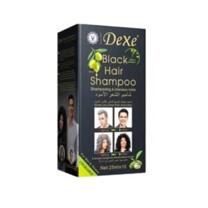 Dexe Black Hair 2 IN 1 Shampoo With Olive Oil (25ml x 10)