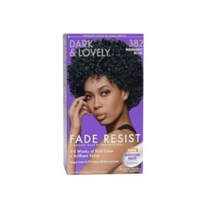 DARK & LOVELY 382 MIDNIGHT BLUE PERMANENT HAIR COLOR FOR WOMEN(55ml) 1.86 fl oz