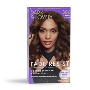 DARK & LOVELY 386 BROWN SUGAR PERMANENT HAIR COLOR FOR WOMEN(55ml) 1.86 fl oz